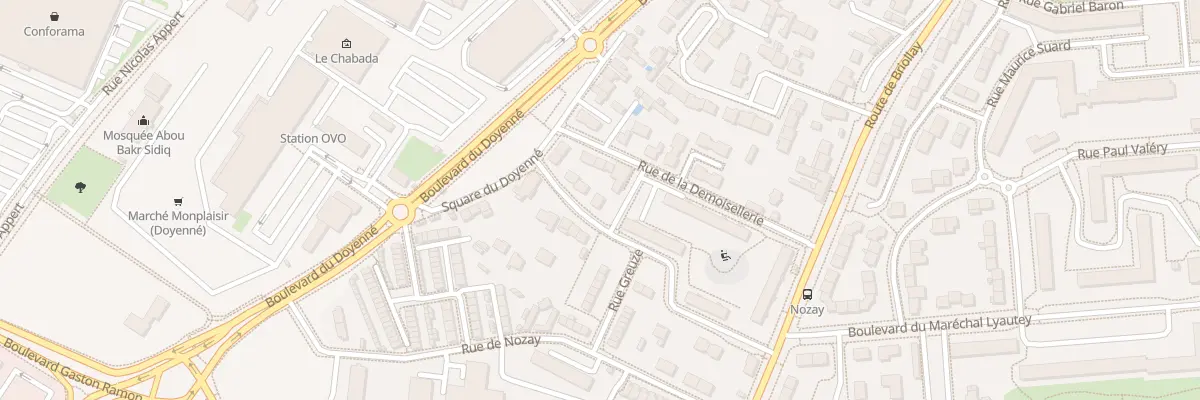 Plan du 7 Rue Horace Vernet à Angers