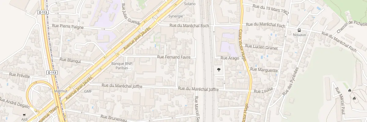 Plan du 31 Rue Fernand Favre à Cenon
