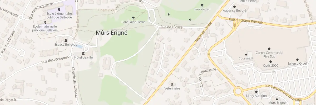Plan du 7 Sq du Parc à Mûrs-Erigné