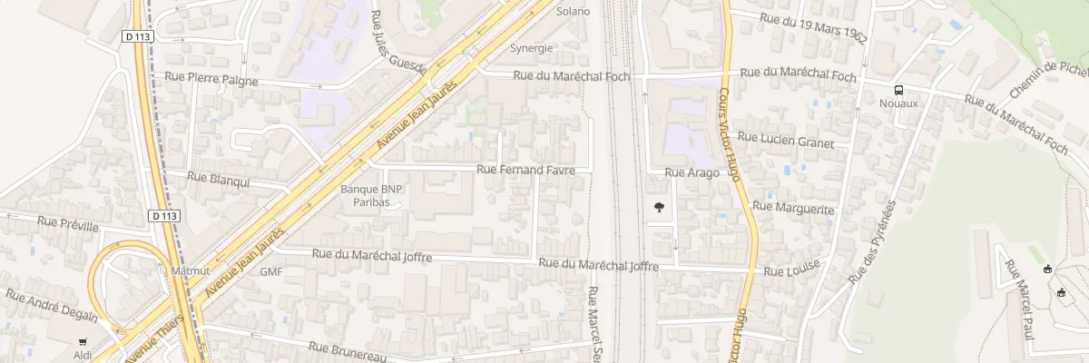 Plan du 29 Rue Fernand Favre à Cenon