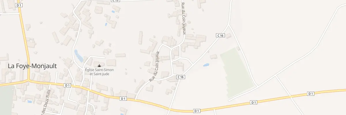 Plan du 12 Rue du Tourniquet à La Foye-Monjault