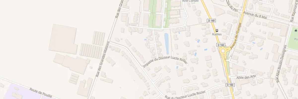 Plan du 12 Rue Simone De Beauvoir aux Ponts-de-Cé