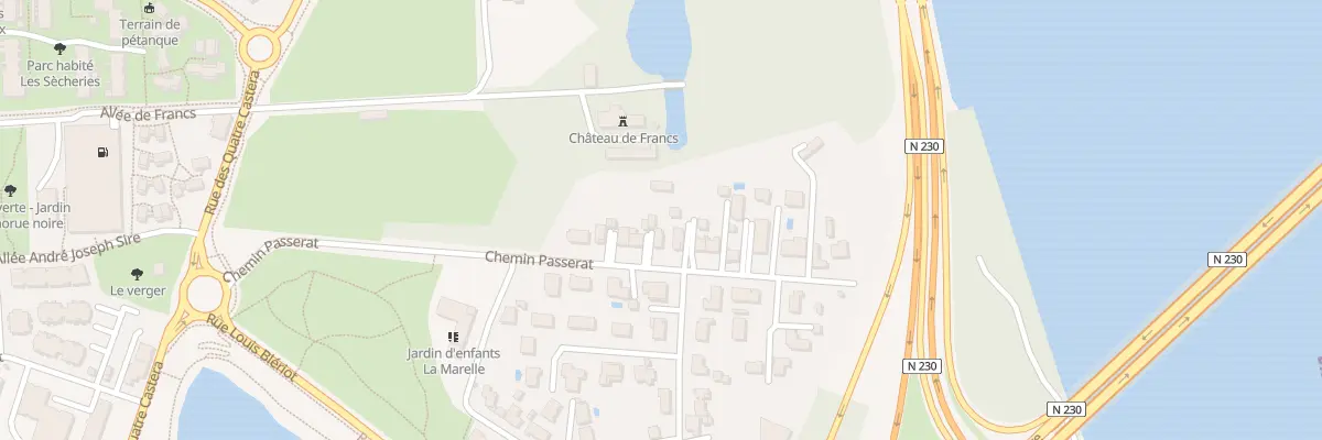Plan du 35 Che Passerat à Bègles