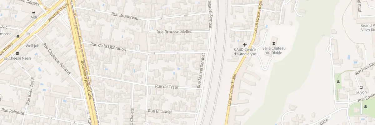 Plan du 67 Rue de la Libération à Cenon