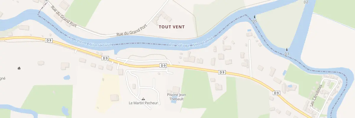 Plan du 146 Av du Marais Poitevin à Magné