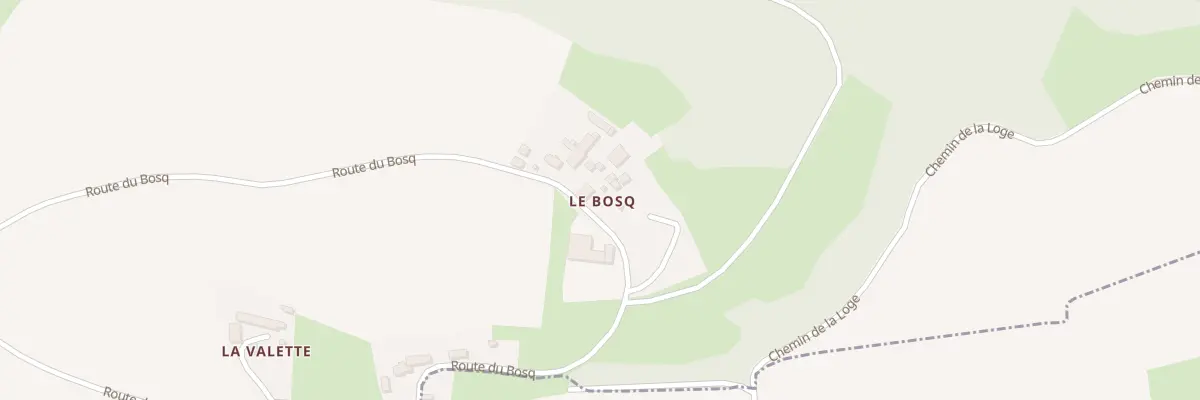 Plan du 5054 Le Bosq à Saint-Lambert