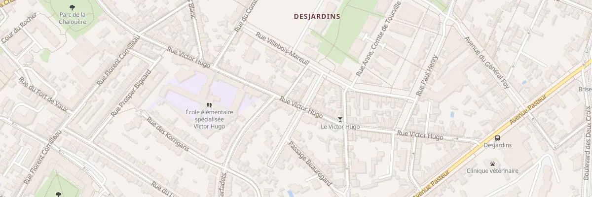 Plan du 53 Rue Victor Hugo à Angers