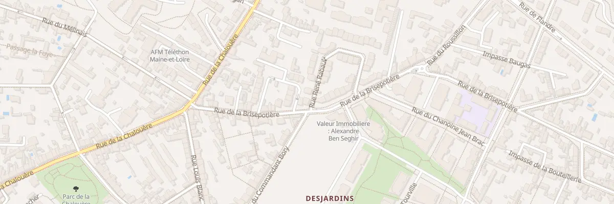 Plan du 19T Rue de la Brisepotière à Angers