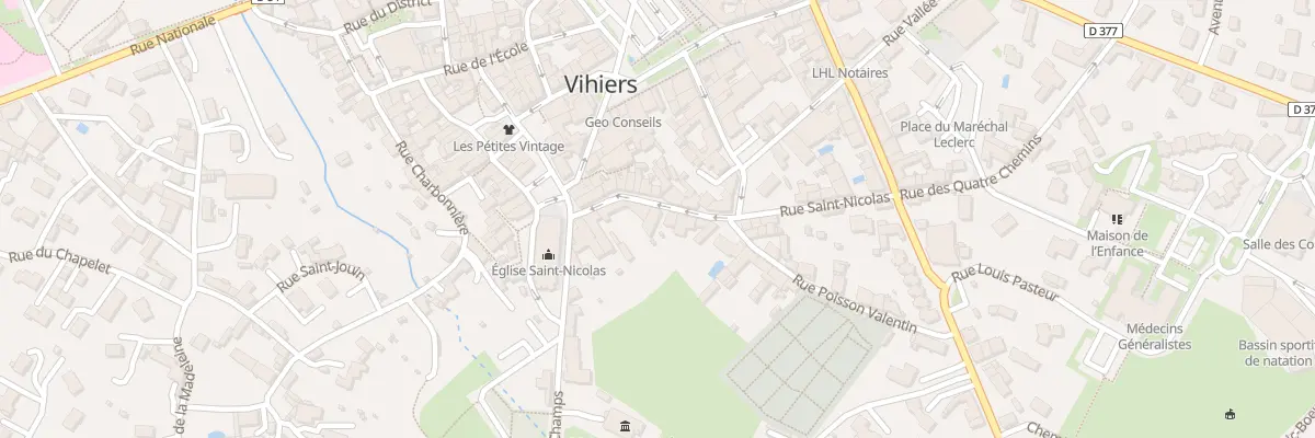 Plan du 15 Rue Saint Nicolas (Vihiers) à Lys-Haut-Layon
