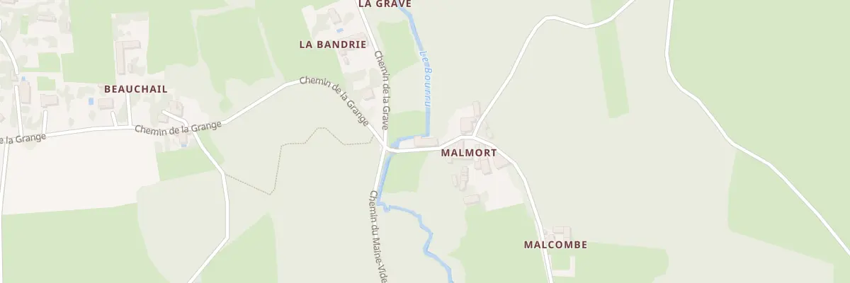 Plan du 1 Che Malmort à Chaniers