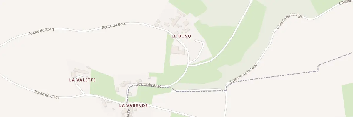 Plan du 2 Rte du Bosq à Saint-Lambert