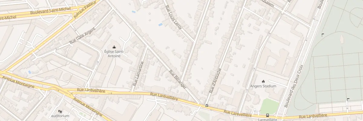 Plan du 48 Rue Ronsard à Angers