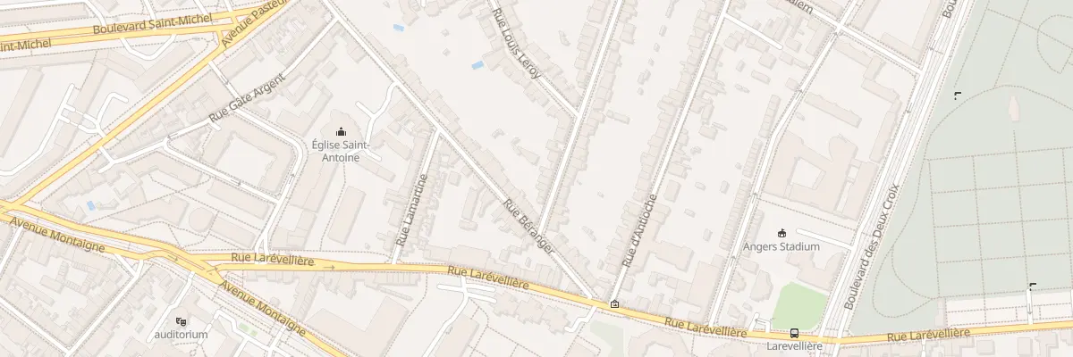 Plan du 50 Rue Ronsard à Angers