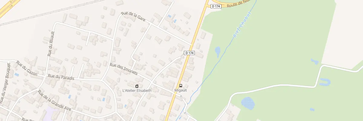 Plan du 83 Rue Amédée et Norbert Migault à Frontenay-Rohan-Rohan