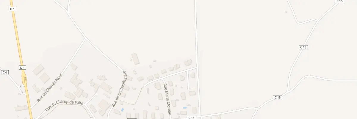 Plan du 8 Rue Marie Moreau à La Foye-Monjault