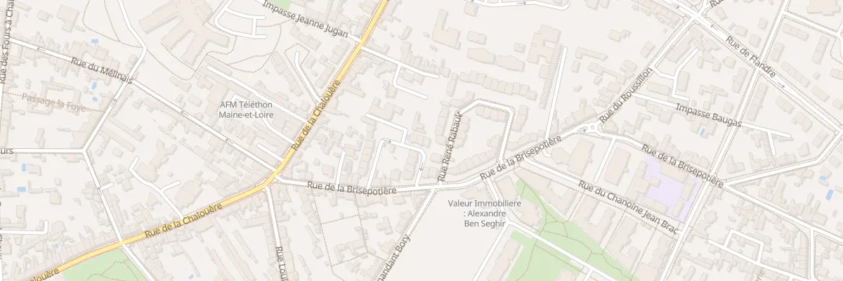 Plan du 19 Rue des Ardrières à Angers