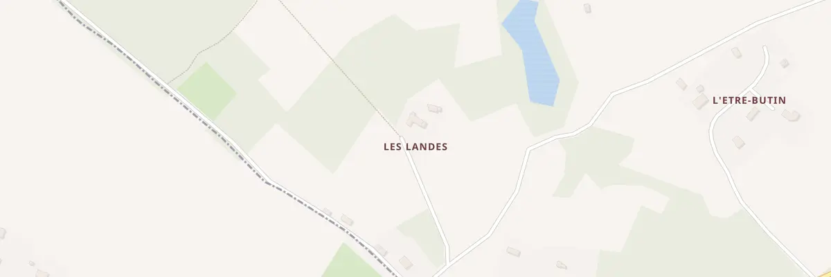 Plan du 3 Les Landes à Saint-André-de-Messei