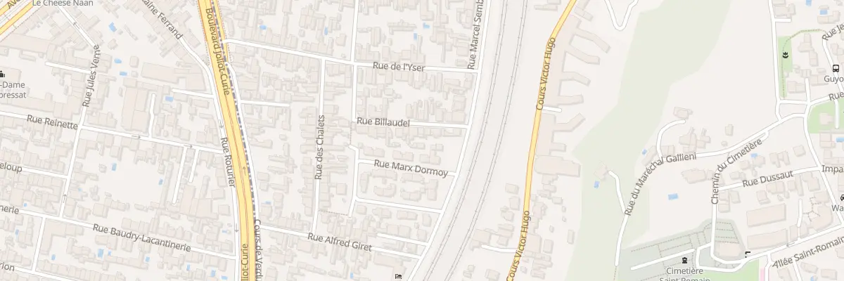 Plan du 19 Rue Billaudel à Cenon