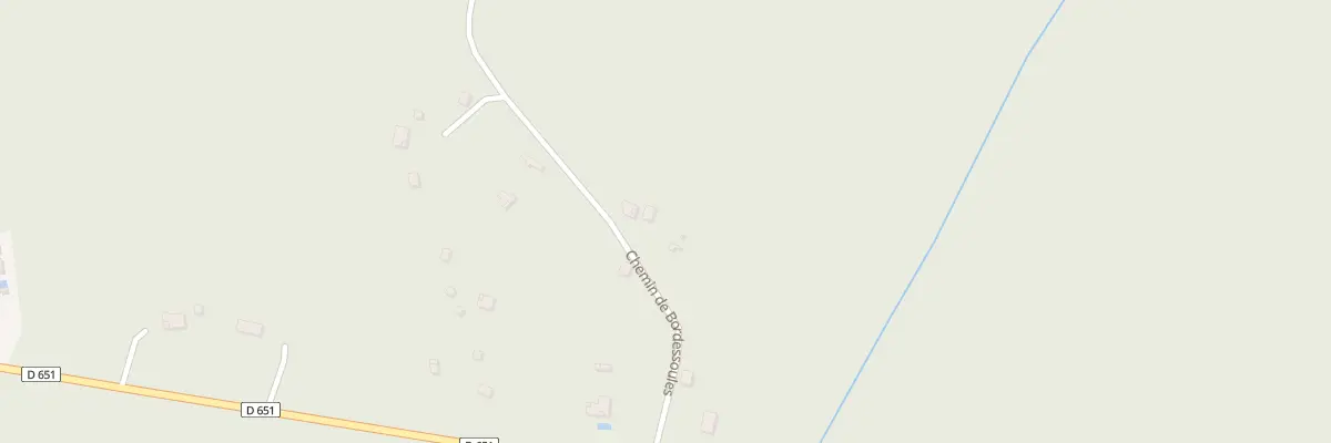 Plan du 180 Che de Bordessoule à Luxey