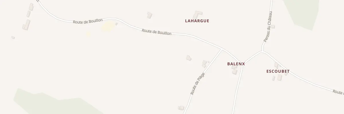 Plan du 87 Rte de Piege à Morlanne