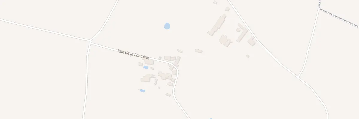 Plan du 25 Rue de la Fontaine à Vallans