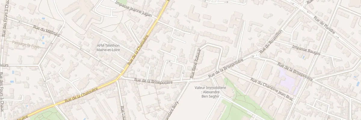 Plan du 17 Rue des Ardrières à Angers