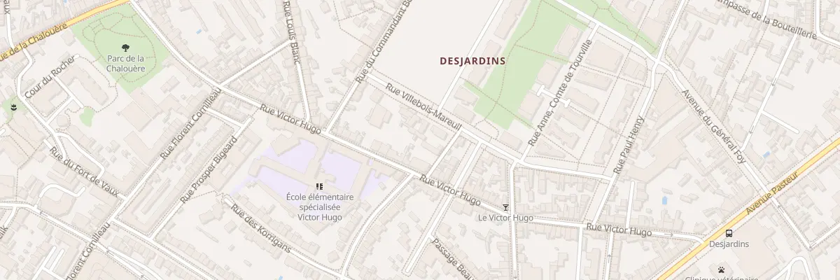 Plan du 45 Rue Victor Hugo à Angers