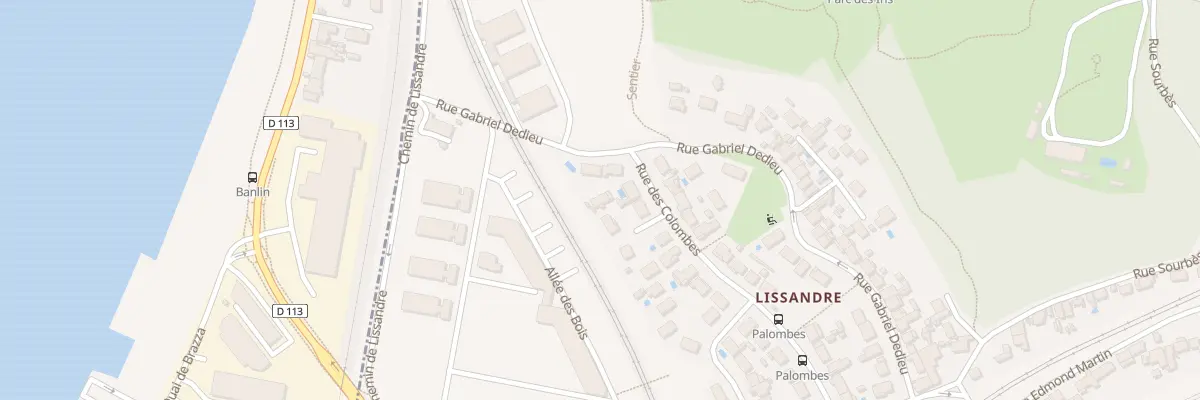 Plan du 1 Imp des Hirondelles à Lormont