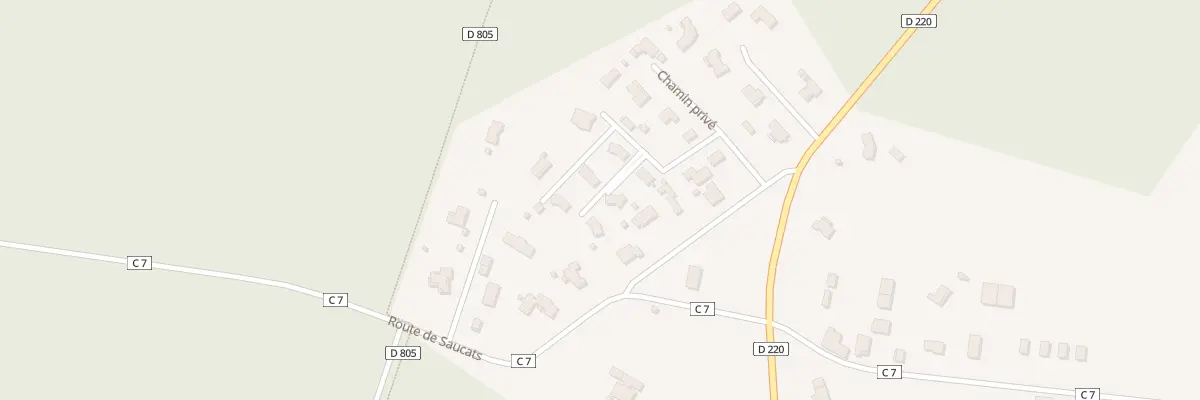 Plan du 3 Lot au Petit Train à Saint-Morillon