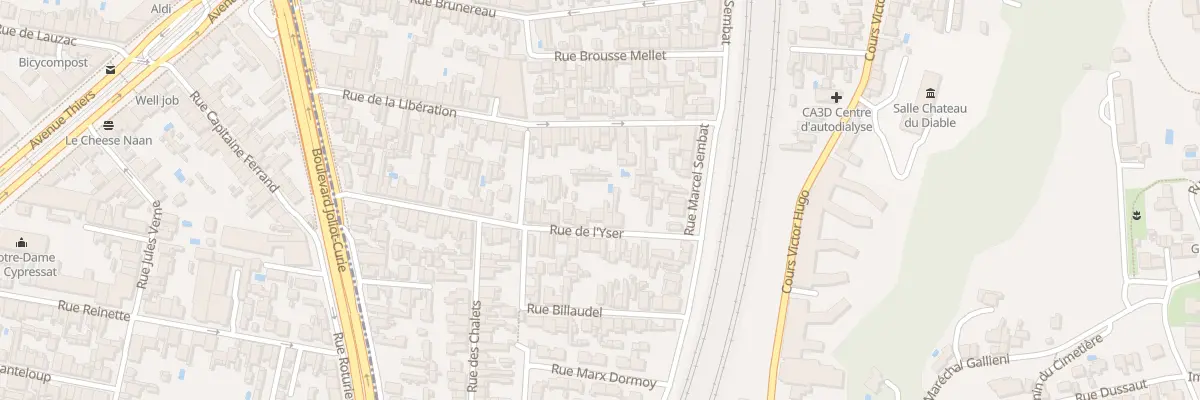 Plan du 54 Rue de l’Yser à Cenon