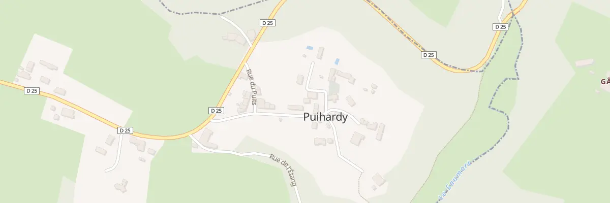 Plan du 5007 Puy Hardy à Puihardy