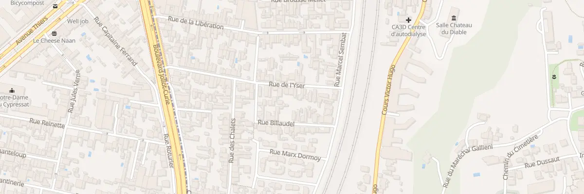 Plan du 43 Rue de l’Yser à Cenon