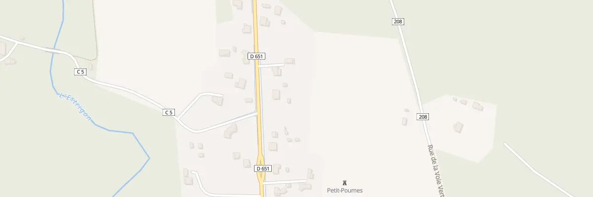 Plan du 1088 Rue des Forgerons à Brocas