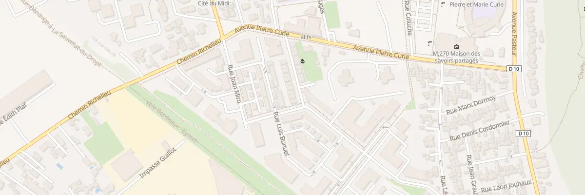 Plan du 3 Rue M. de Cervantes à Floirac