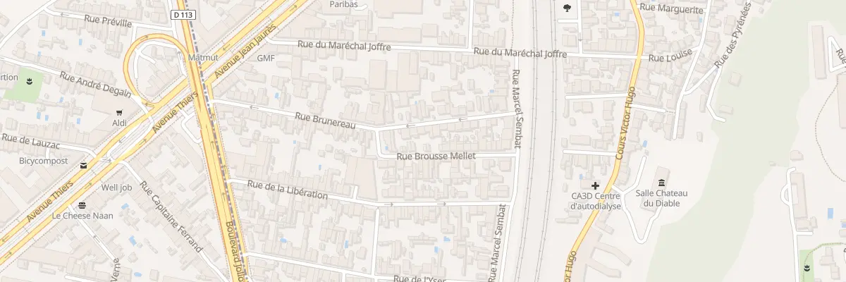 Plan du 65 Rue Brunereau à Cenon