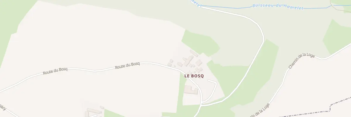 Plan du 1 Rte du Bosq à Saint-Lambert