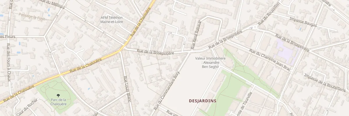 Plan du 28 Rue de la Brisepotière à Angers