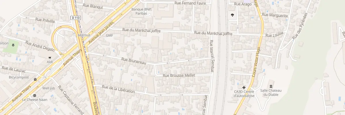 Plan du 48 Rue Brunereau à Cenon