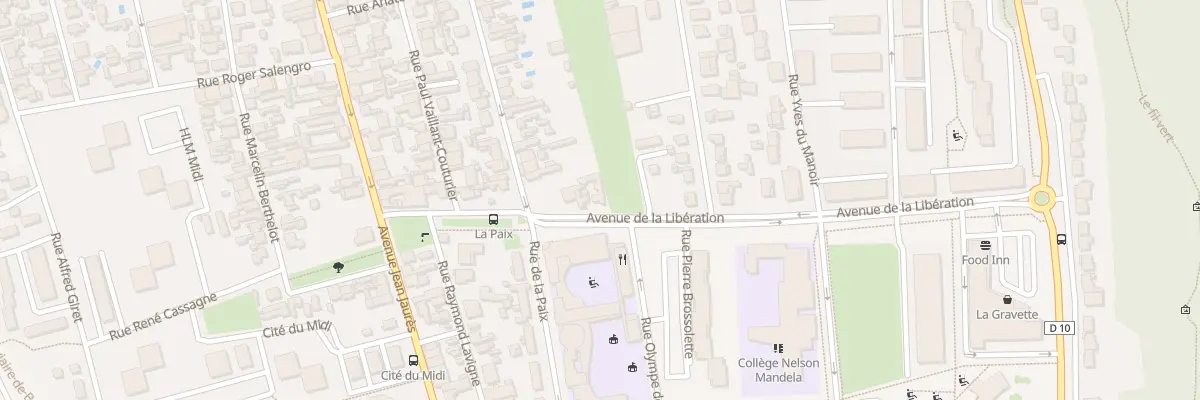 Plan du 72 Rue de la Paix à Floirac