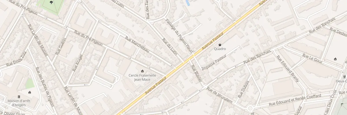 Plan du 116 Rue du Lutin à Angers