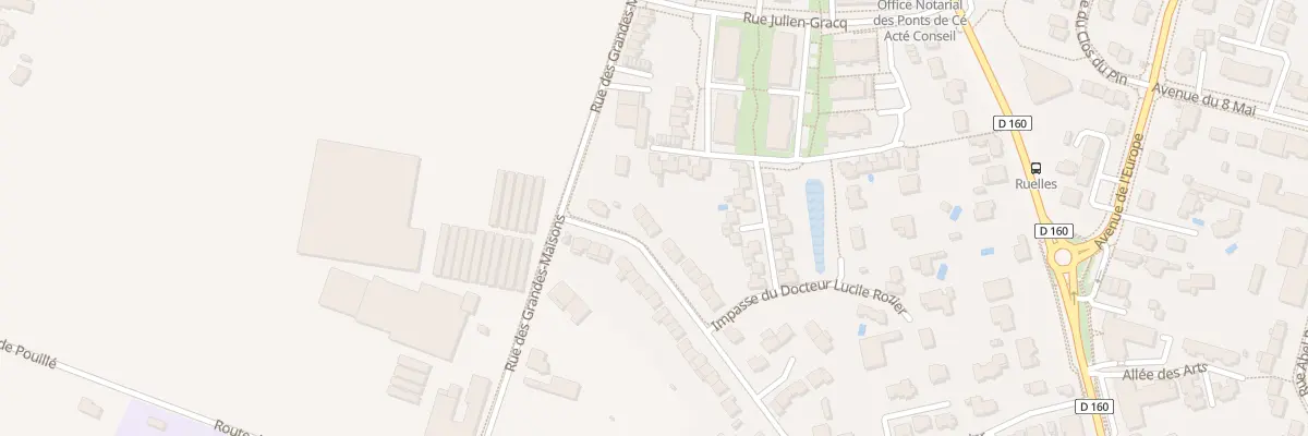 Plan du 44 Rue du Doc Lucile Rozier aux Ponts-de-Cé
