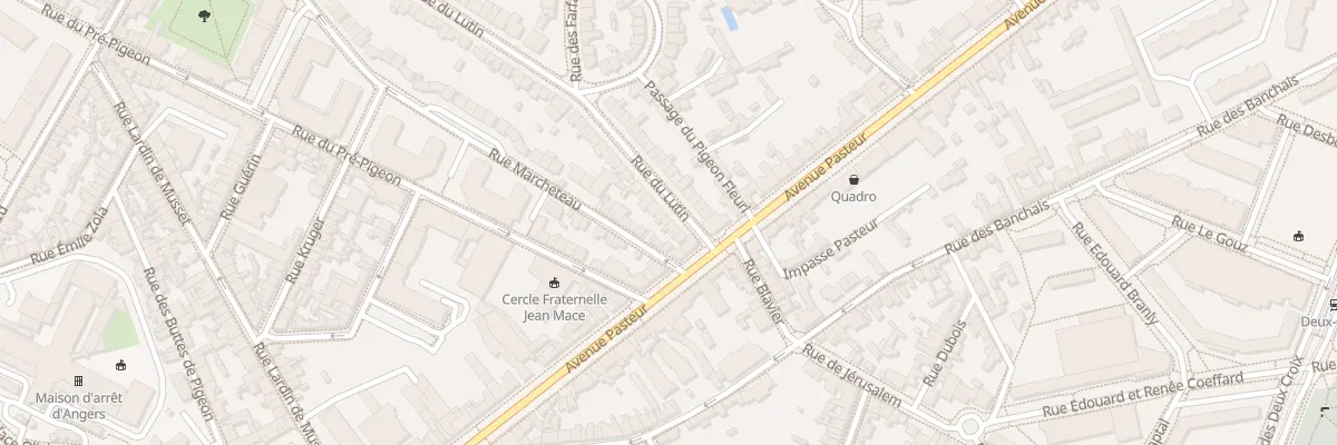 Plan du 114 Rue du Lutin à Angers