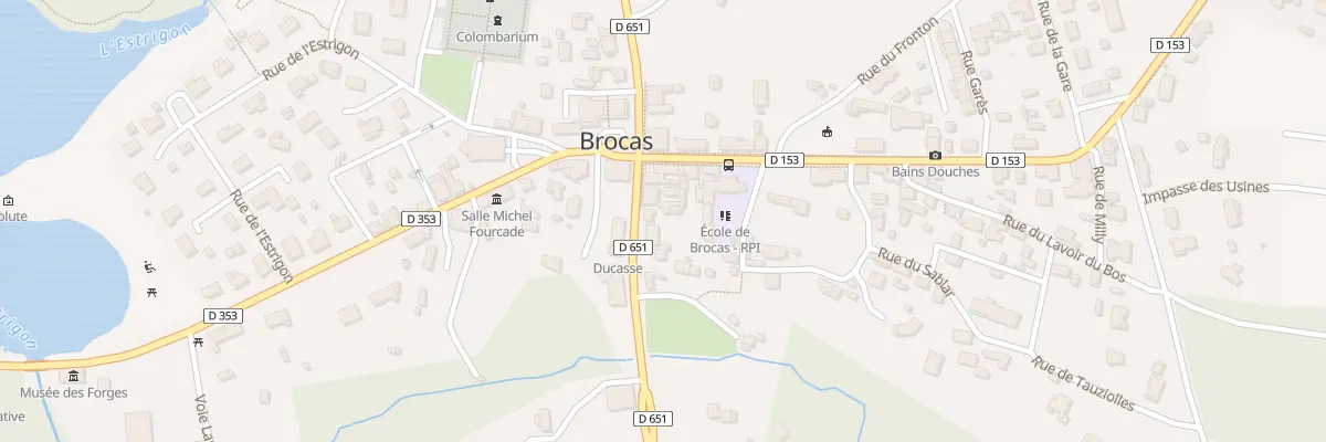 Plan du 476 Rue des Forgerons à Brocas