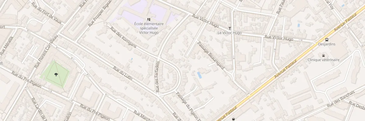 Plan du 34 Av du Gen Lamoriciere à Angers