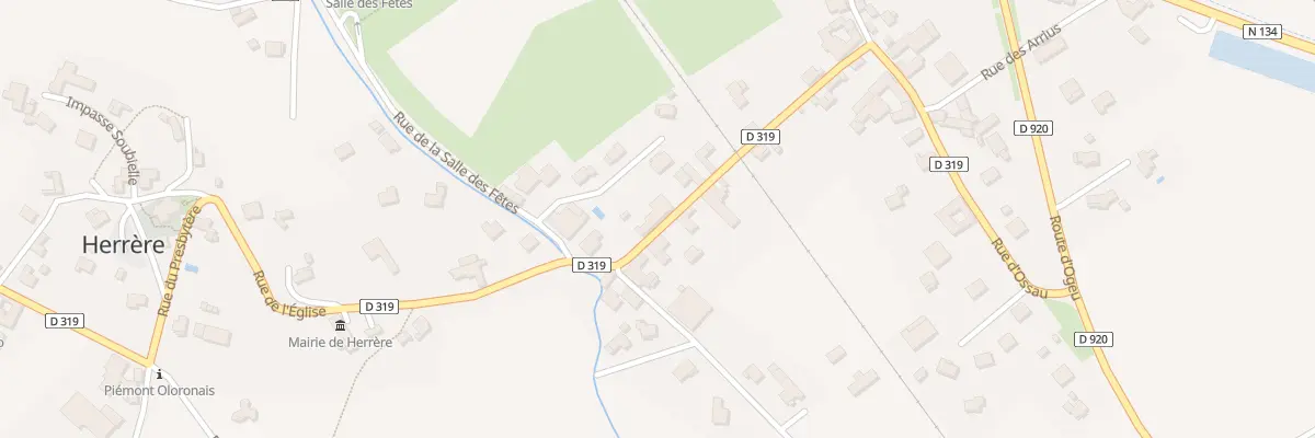 Plan du 8 Rue du Beziat à Herrère