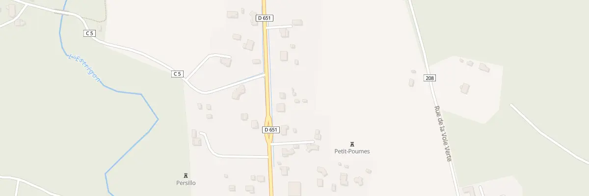 Plan du 1002 Rue des Forgerons à Brocas