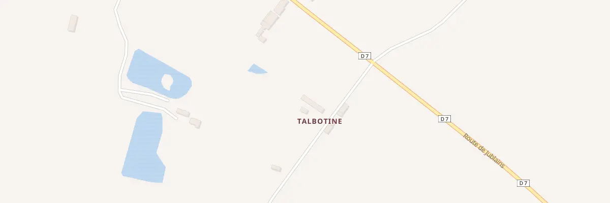Plan du 4 La Talbotine à Aron