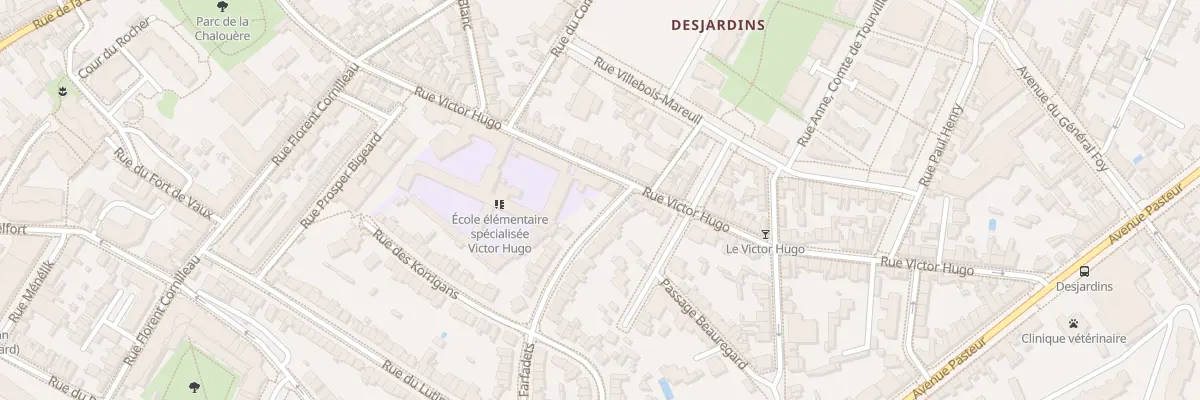 Plan du 30 Rue Victor Hugo à Angers