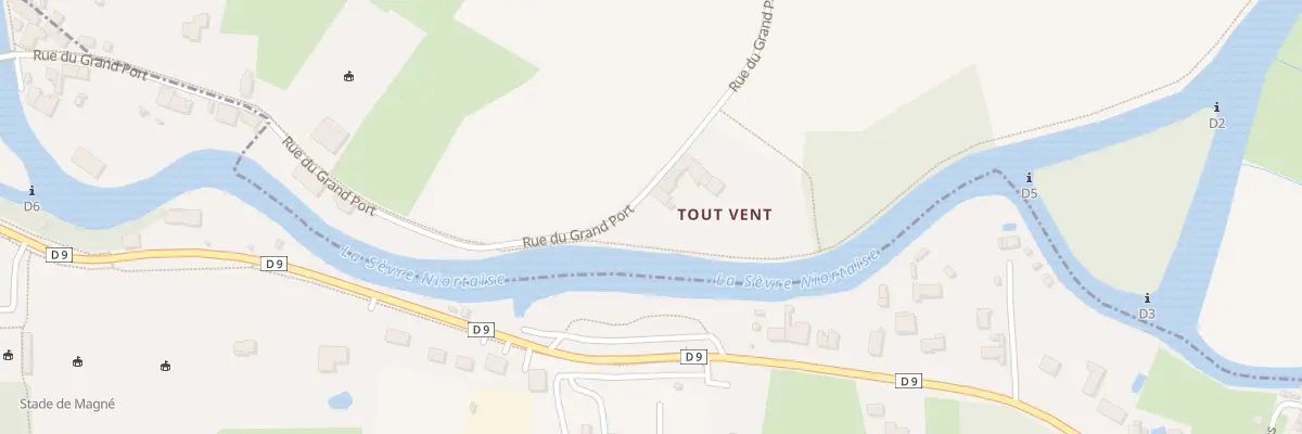 Plan du 85B Rue du Grand Port à Niort