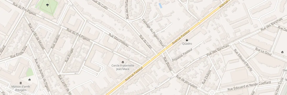 Plan du 110 Rue du Lutin à Angers